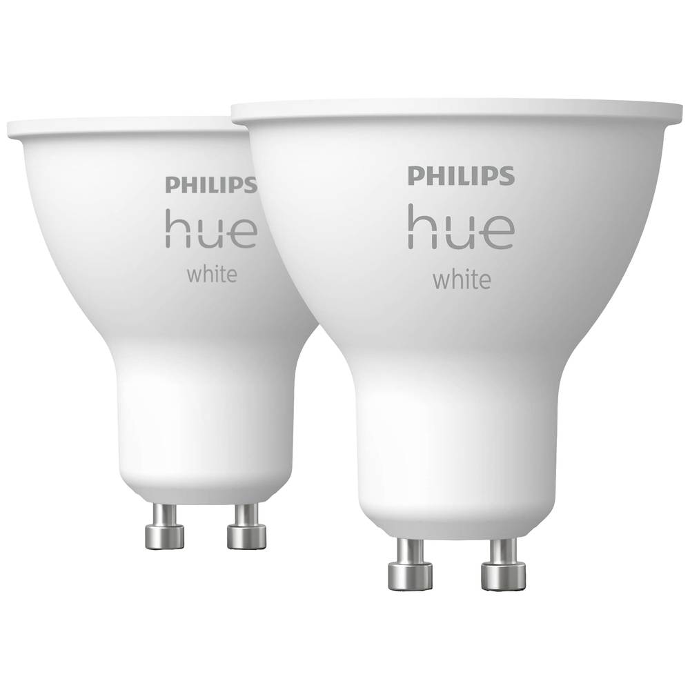 Philips Lighting Hue LED žárovka (sada 2 ks) 871951434014500 Energetická třída (EEK2021): F (A - G) Hue White GU10 Doppe