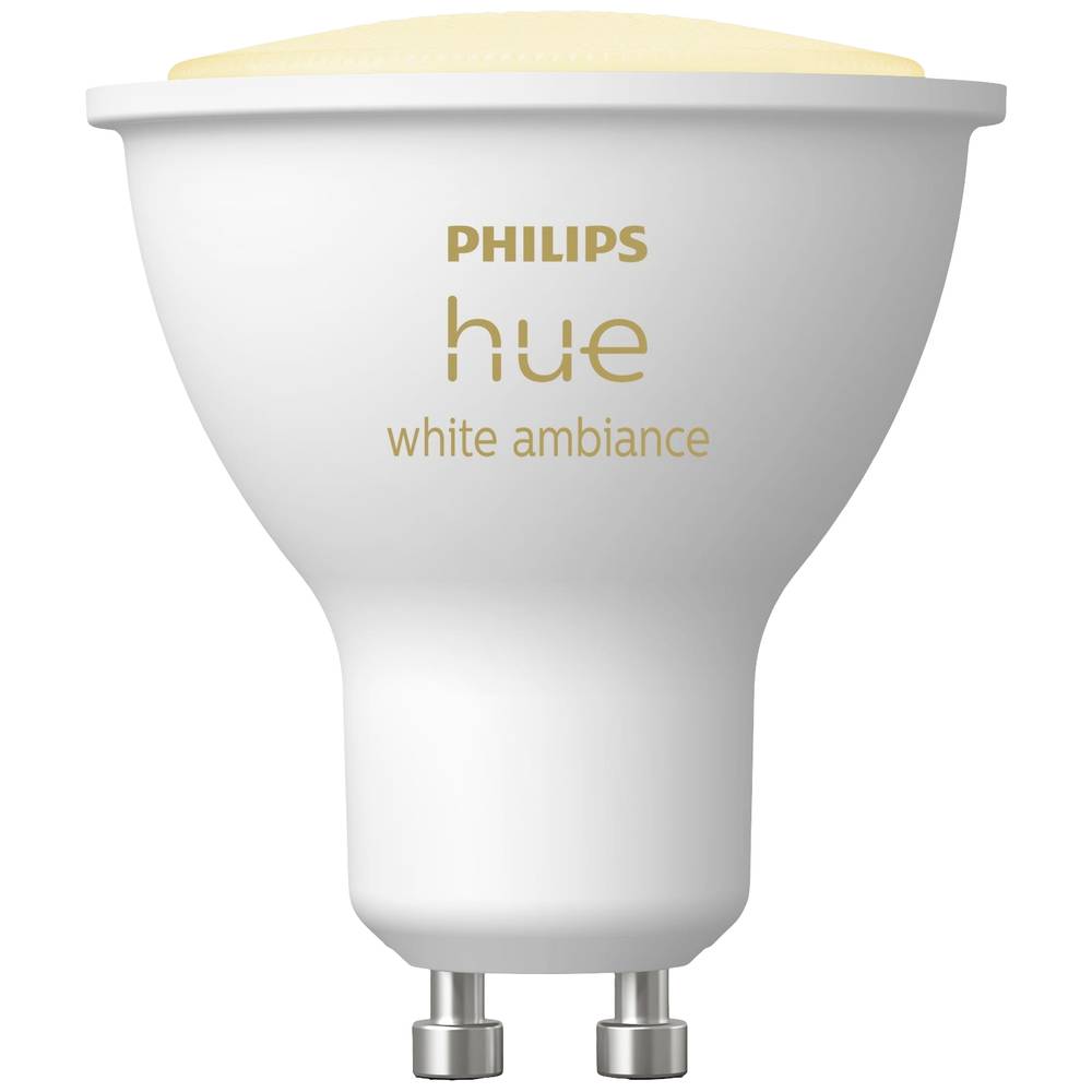 Philips Lighting Hue LED žárovka 871951433990300 Energetická třída (EEK2021): G (A - G) Hue White Ambiance GU10 Einzelpa