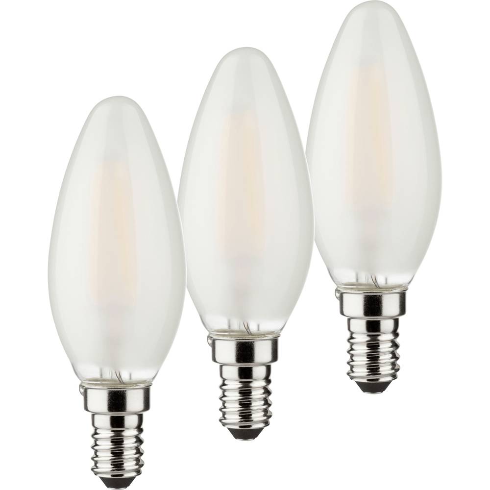 Müller-Licht 400292 LED Energetická třída (EEK2021) E (A - G) E14 svíčkový tvar 4 W = 40 W teplá bílá 3 ks