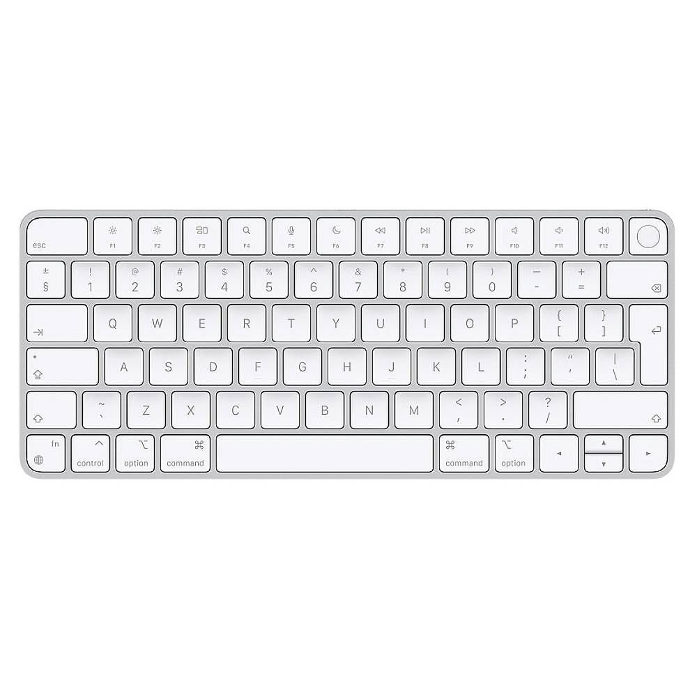 Apple Magic Keyboard Touch ID Bluetooth® klávesnice US mezinárodní, QWERTY bílá nabíjecí