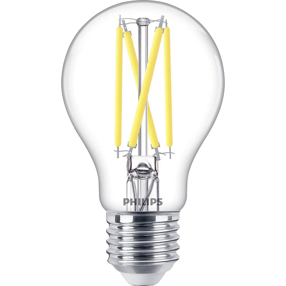 Philips Lighting 871951432383400 LED Energetická třída (EEK2021) D (A - G) E27 klasická žárovka 6 W = 60 W teplá bílá (Ø