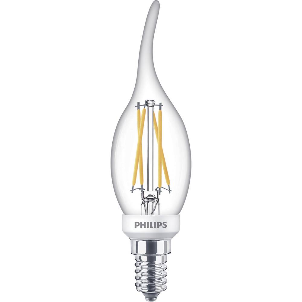 Philips Lighting 871951432437400 LED Energetická třída (EEK2021) D (A - G) E14 svíčkový tvar 3.4 W = 40 W teplá bílá (Ø