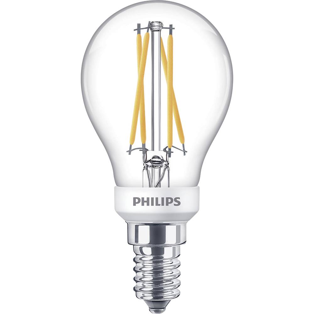 Philips Lighting 871951432417600 LED Energetická třída (EEK2021) D (A - G) E14 kapkový tvar 2.5 W = 25 W teplá bílá (Ø x