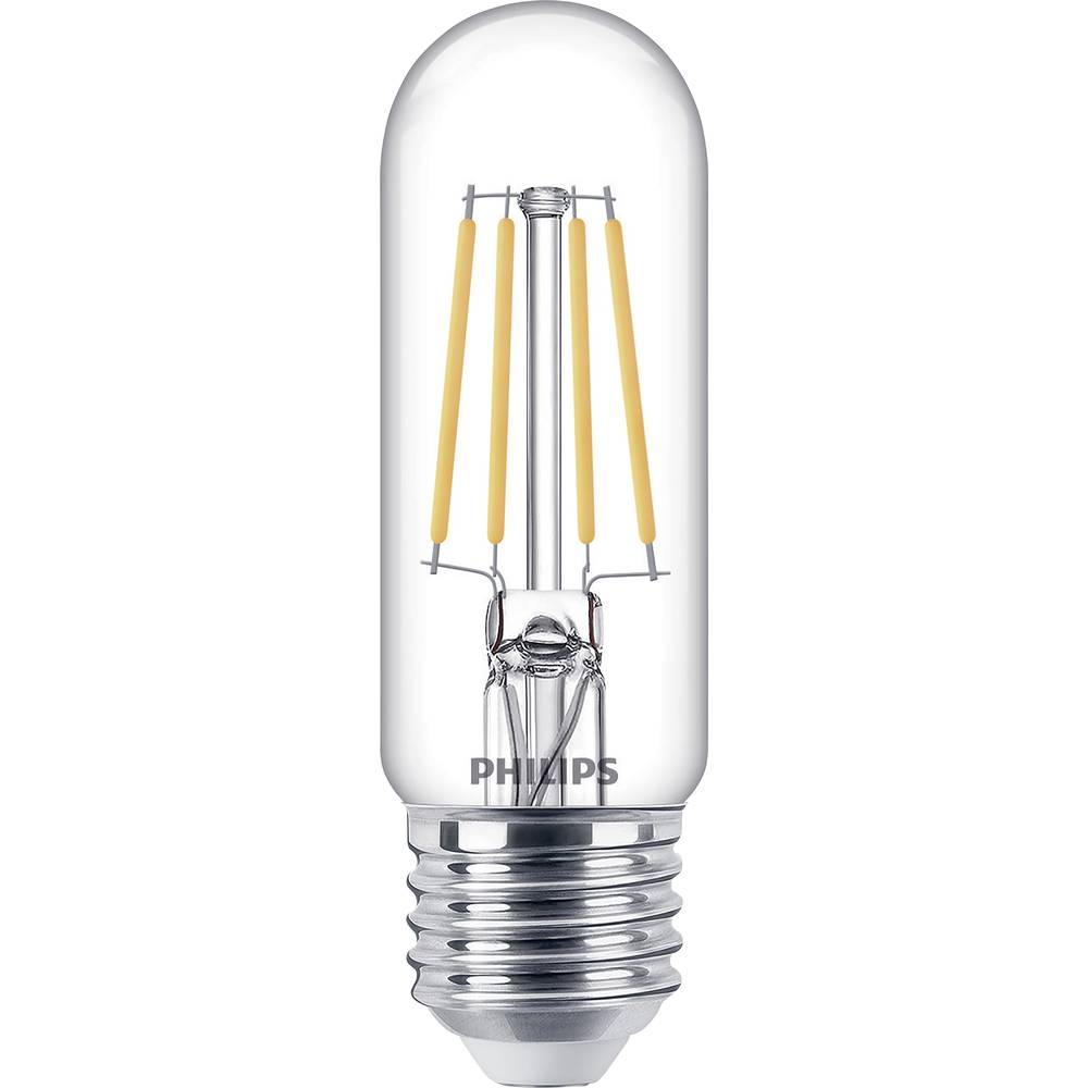 Philips Lighting 871951436136200 LED Energetická třída (EEK2021) F (A - G) E27 tyčový tvar 4.5 W = 40 W teplá bílá (Ø x