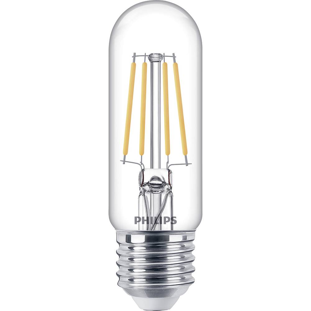 Philips Lighting 871951436138600 LED Energetická třída (EEK2021) F (A - G) E27 tyčový tvar 4.5 W = 40 W přírodní bílá (Ø