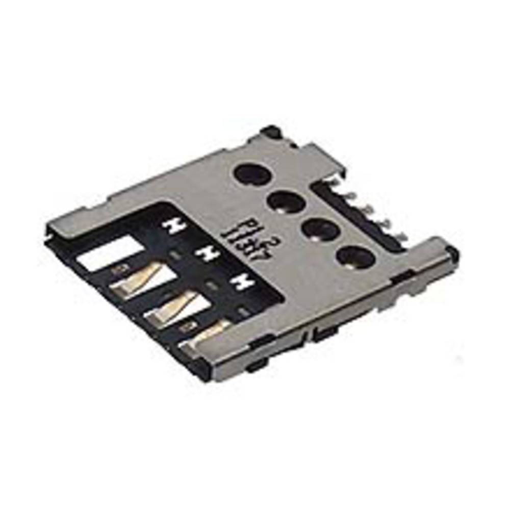 Molex Slot pro SIM kartu Počet pólů 6 Rastr (rozteč): 1.27 mm 786463001 1500 ks Tape on Full reel