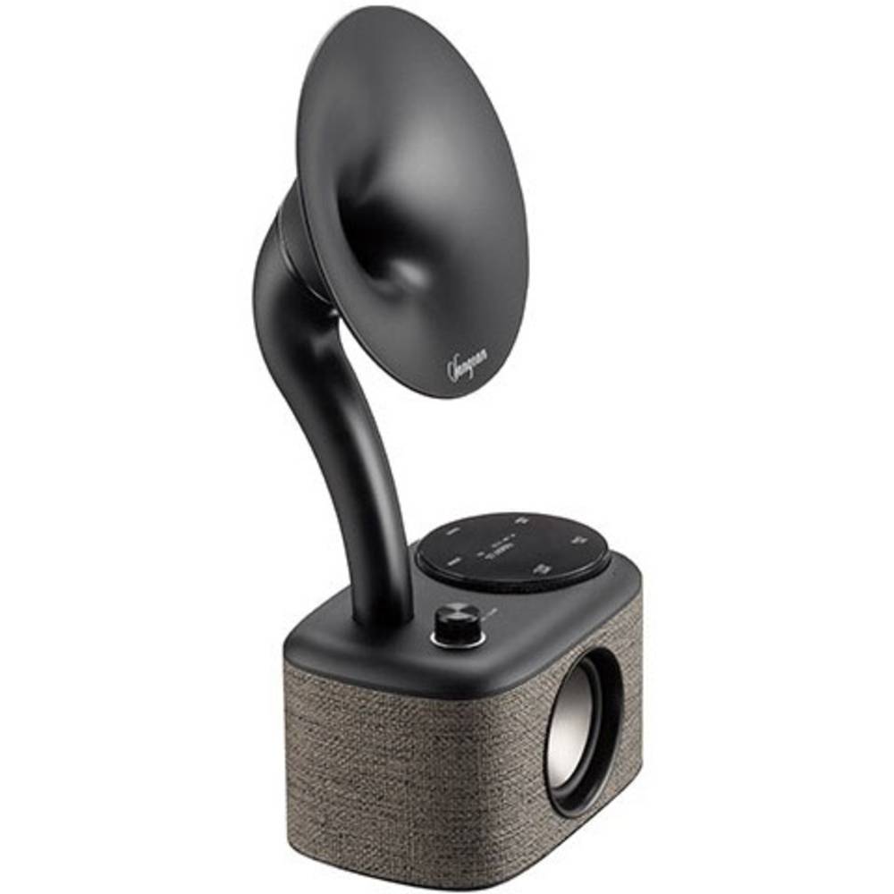 Sangean CP-100D Gramophone stolní rádio DAB+, FM AUX, Bluetooth, USB dotykový displej, s akumulátorem šedá