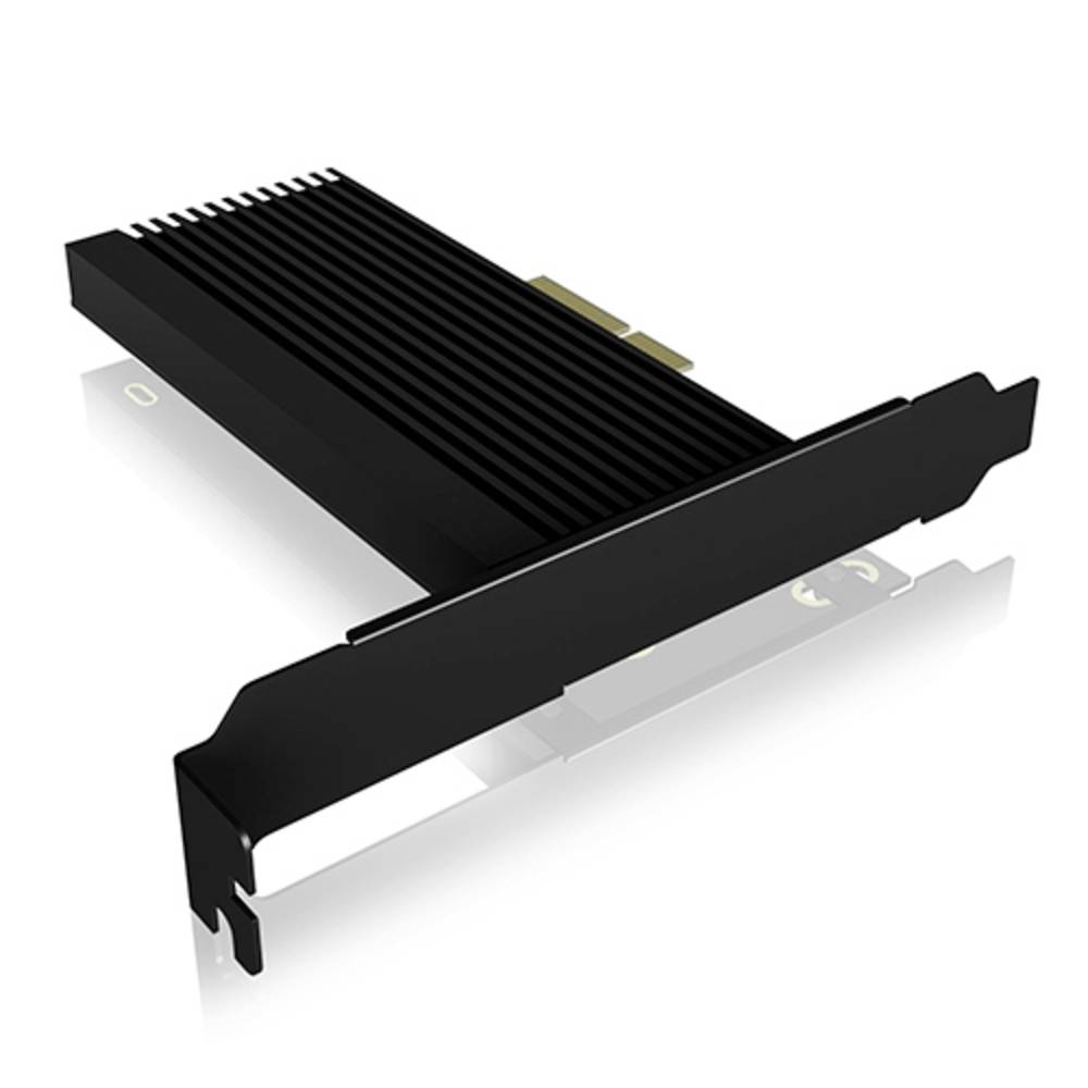 ICY BOX IB-PCI208-HS, PCIe Erweiterungskarte mit Kühlkörper, M.2 NVMe SSD zu PCIe 4.0 x4 1 port Řadič M.2 PCIe x4 Vhodný