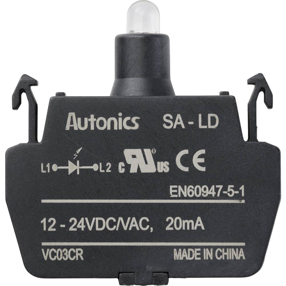TRU COMPONENTS SA-LD LED kontrolka bílá 12 V, 24 V 1 ks