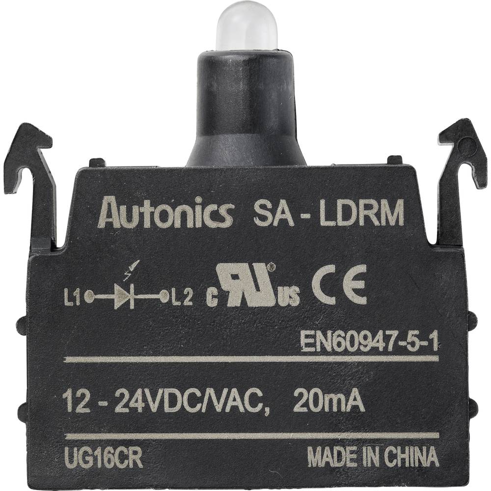 TRU COMPONENTS SA-LDRM LED kontrolka červená 12 V, 24 V 1 ks