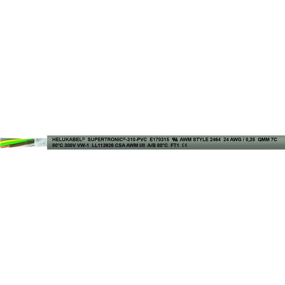 Helukabel 49887 kabel pro energetické řetězy S-TRONIC 310-PVC 4 x 0.14 mm² šedá 100 m