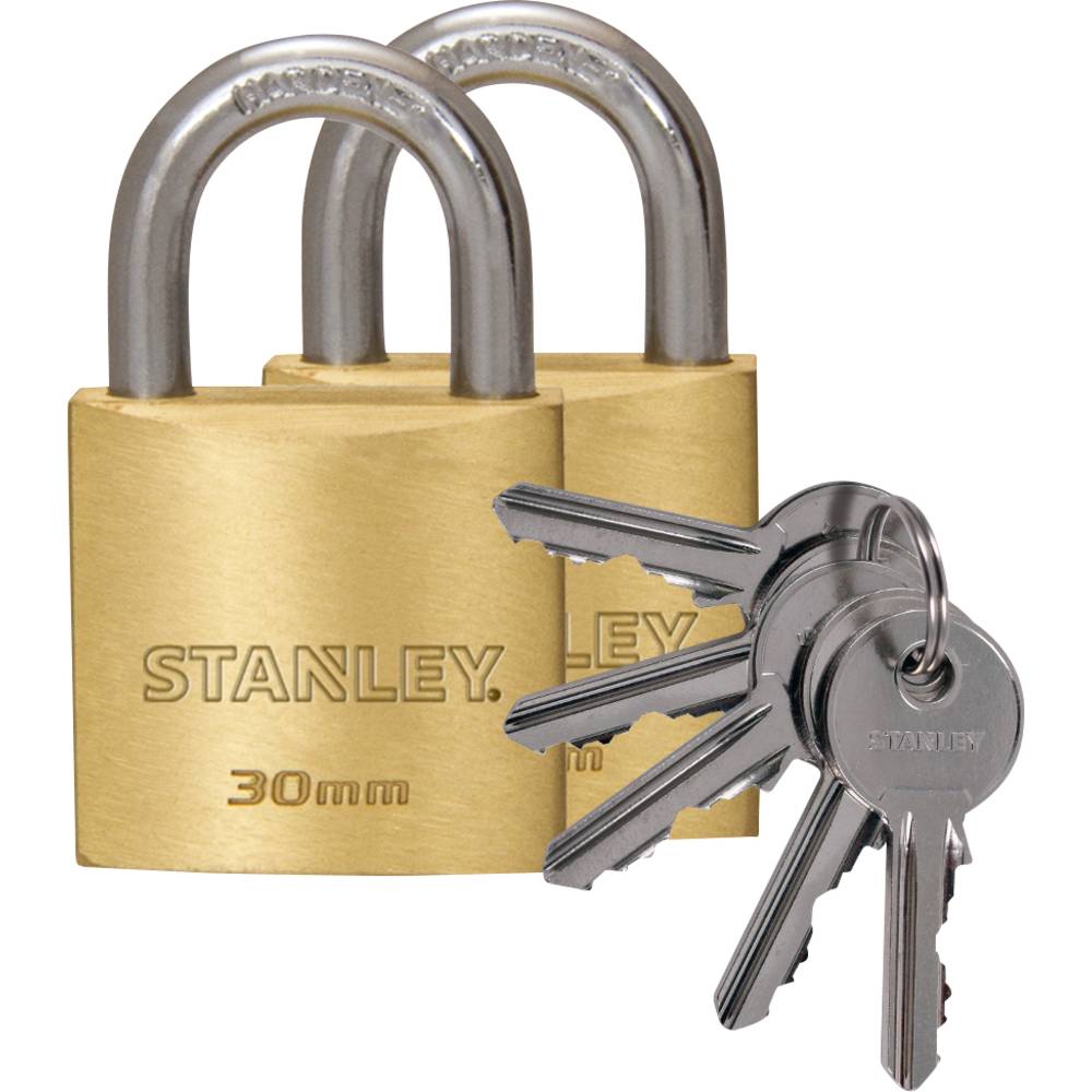STANLEY 81102 371 402 visací zámek 30 mm zámky se stejným klíčem na klíč