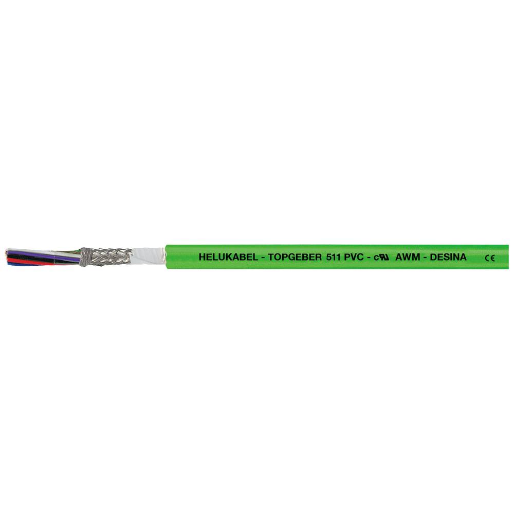 Helukabel TOPGEBER 511 servo kabel 6 x 0.14 mm² + 4 x 0.14 mm² zelená 707389 50 m