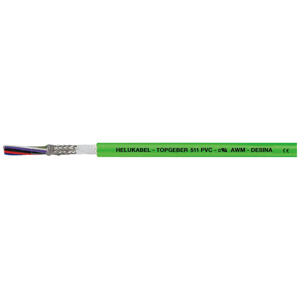Helukabel TOPGEBER 511 servo kabel 6 x 0.14 mm² + 4 x 0.14 mm² zelená 707390 50 m
