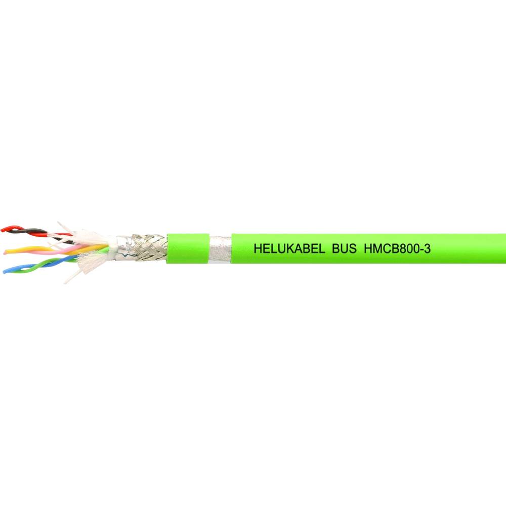 Helukabel TOPGEBER 512 servo kabel 4 x 0.20 mm² + 2 x 0.38 mm² zelená 804767 100 m