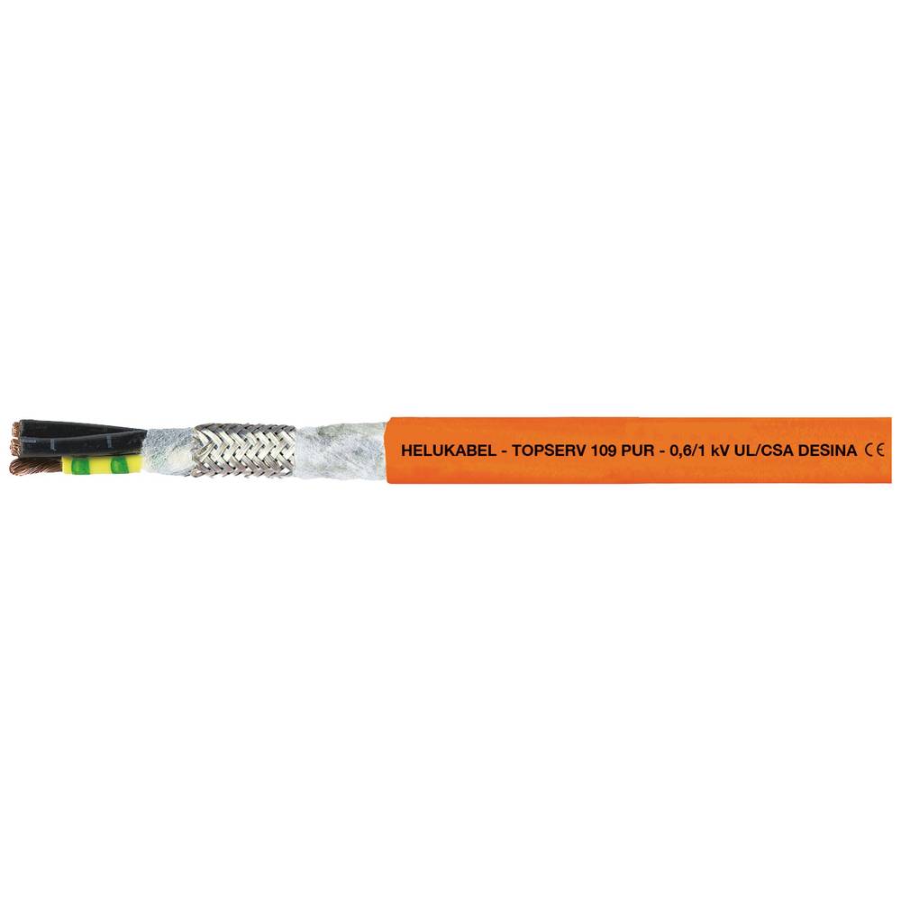 Helukabel TOPSERV® 109 servo kabel 4 G 1.50 mm² oranžová 75943 50 m