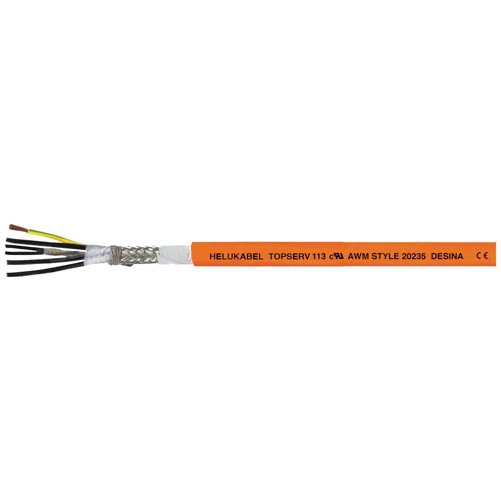 Helukabel TOPSERV® 113 servo kabel 4 G 1.50 mm² + 2 x 1.50 mm² oranžová 78948 50 m