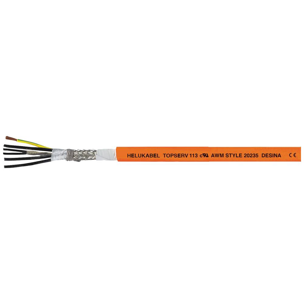 Helukabel TOPSERV® 113 servo kabel 4 G 10.00 mm² + 2 x 1.50 mm² oranžová 78952 500 m