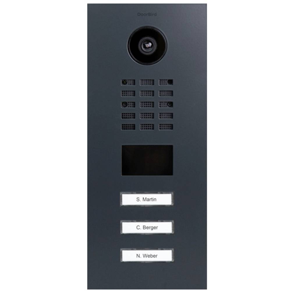 DoorBird D2103V domovní IP/video telefon LAN venkovní jednotka nerezová ocel, RAL 7016 (hedvábný mat)