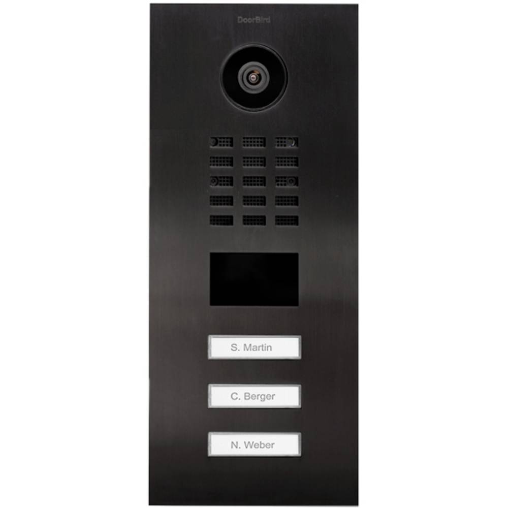 DoorBird D2103V domovní IP/video telefon LAN venkovní jednotka Nerezová ocel V2A (s práškovým nástřikem), Titanový vzhle