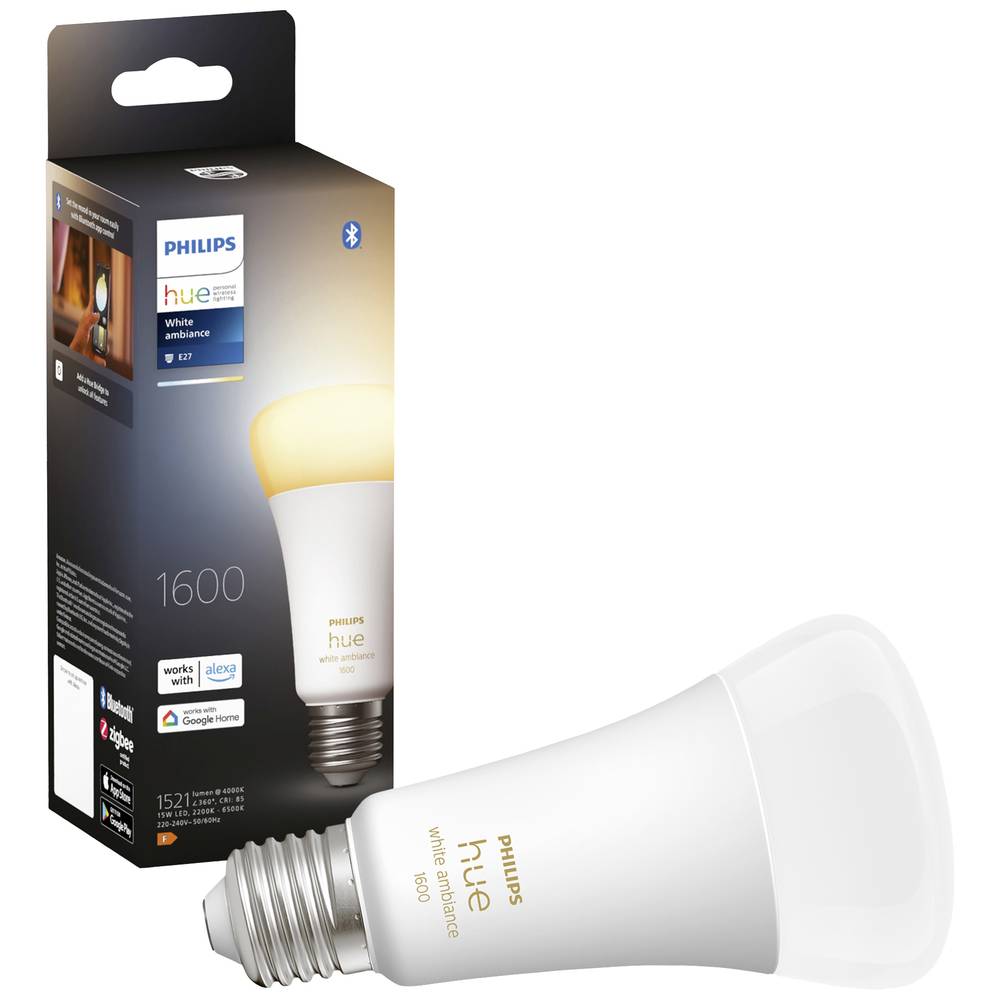 Philips Lighting Hue LED žárovka 871951428819500 Energetická třída (EEK2021): F (A - G) Hue White Ambiance E27 Einzelpac