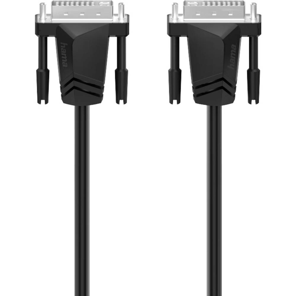 Hama DVI kabel DVI-I 24+5pól. Zástrčka, DVI-I 24+5pól. Zástrčka 1.50 m černá 00200706 DVI kabel
