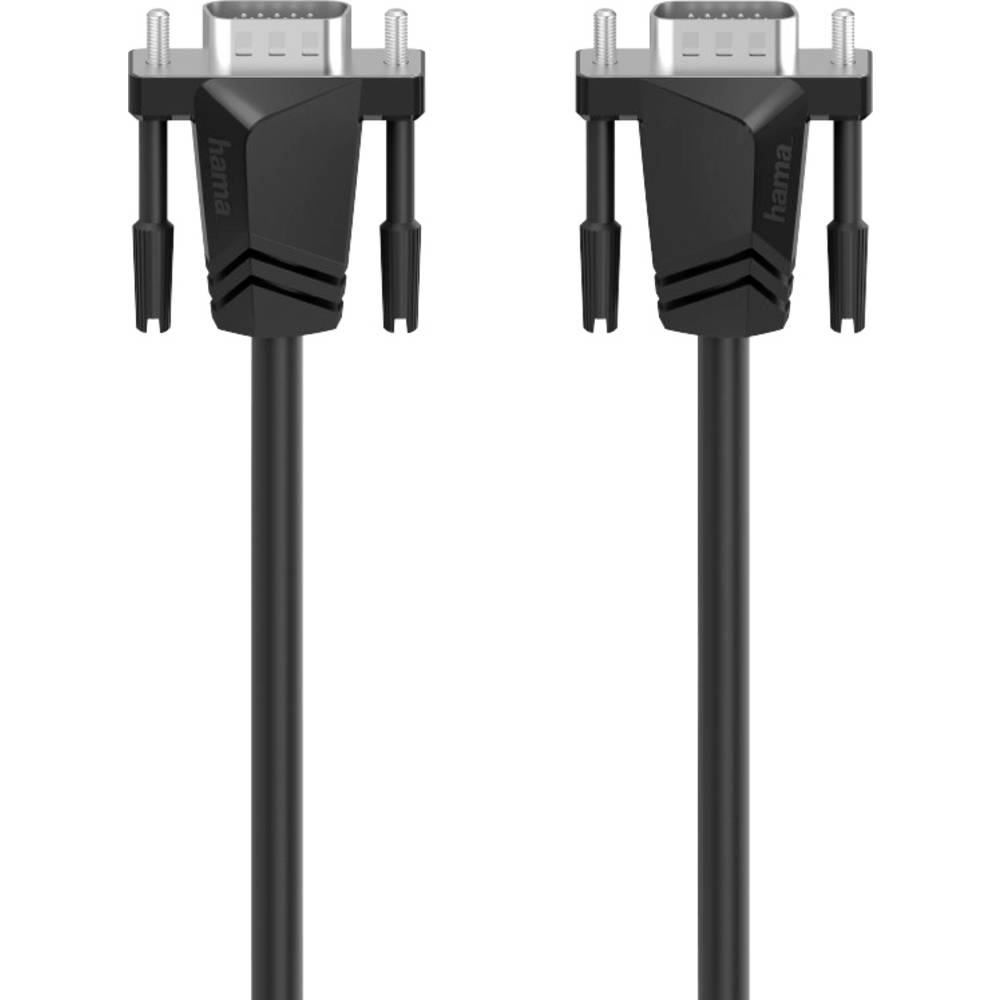 Hama VGA kabel VGA pólové Zástrčka, VGA pólové Zástrčka 1.50 m černá 00200707 VGA kabel