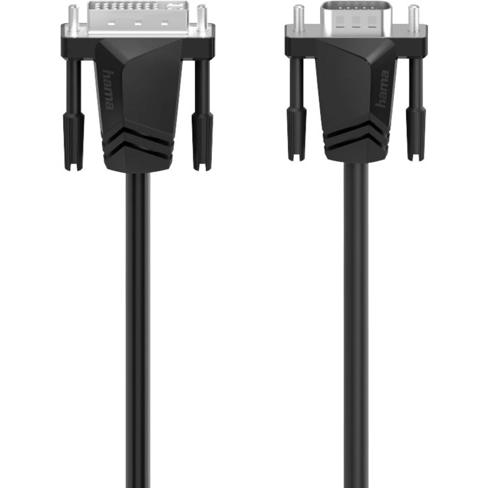 Hama DVI / VGA kabelový adaptér DVI-I 24+5pól. Zástrčka, VGA pólové Zástrčka 1.50 m černá 00200714 DVI kabel