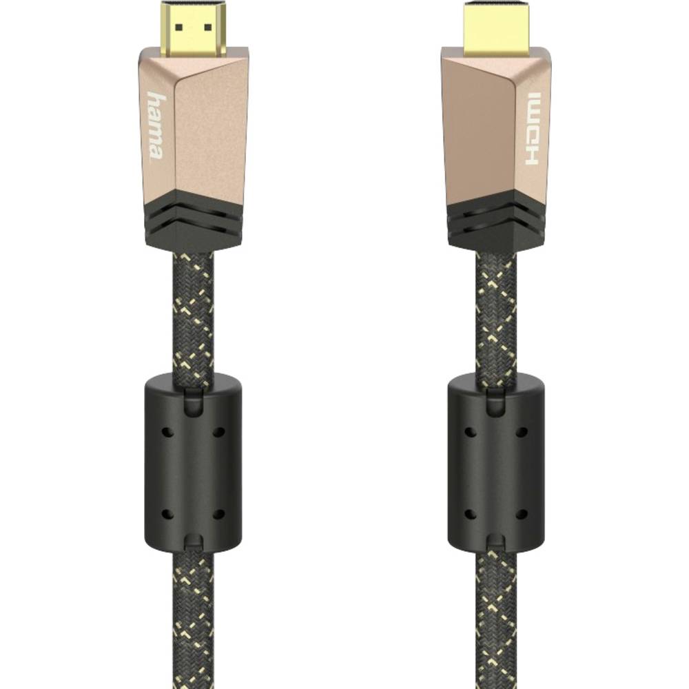 Hama HDMI kabel Zástrčka HDMI-A, Zástrčka HDMI-A 3.00 m hnědá 00205026 #####4K UHD HDMI kabel