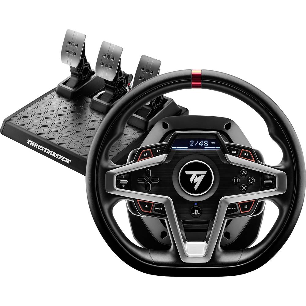 Thrustmaster T248P FF Wheel (PS5/PC) volant PC, PlayStation 4, PlayStation 5 černá, stříbrná vč. pedálů