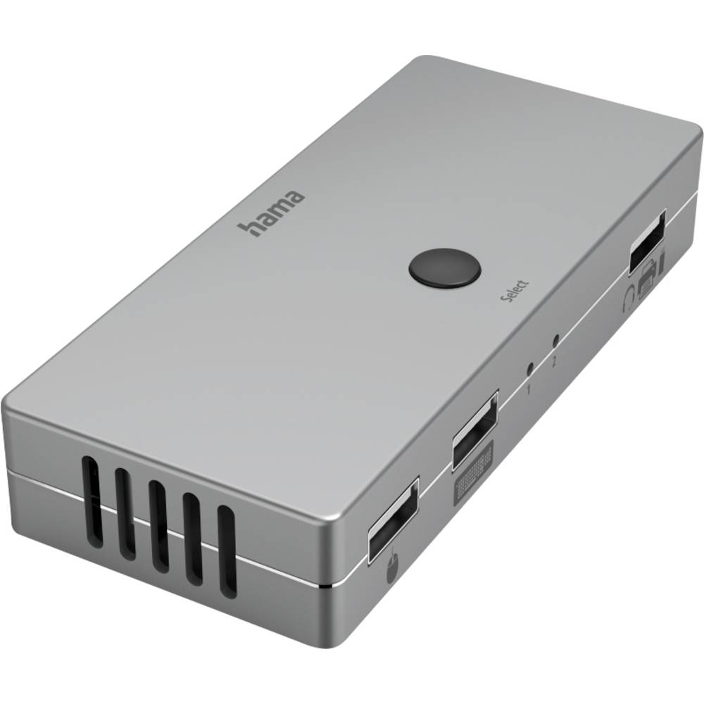 Hama 2 + 2 port přepínač KVM HDMI USB 4096 x 2160 Pixel
