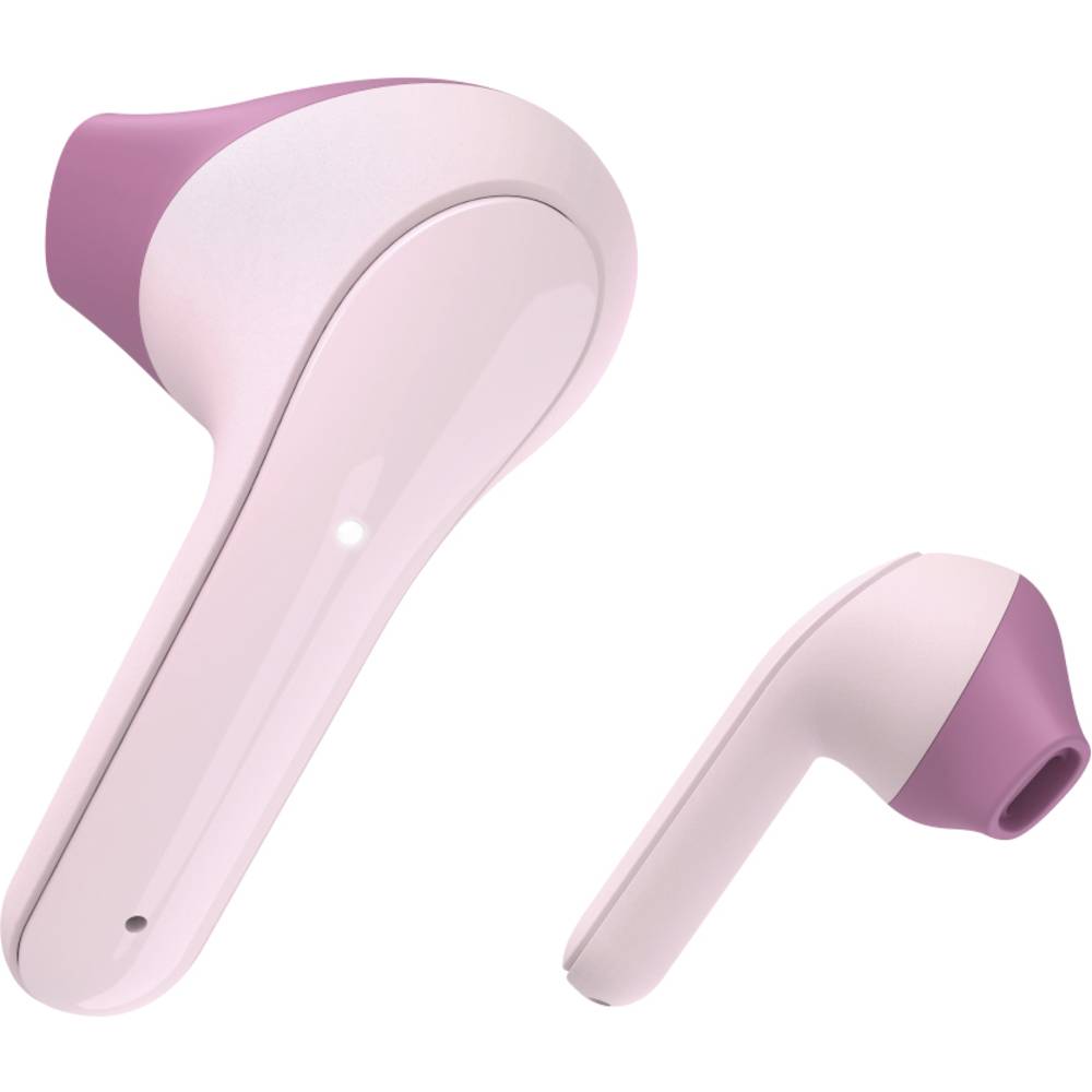 Hama špuntová sluchátka Bluetooth® růžová headset, dotykové ovládání