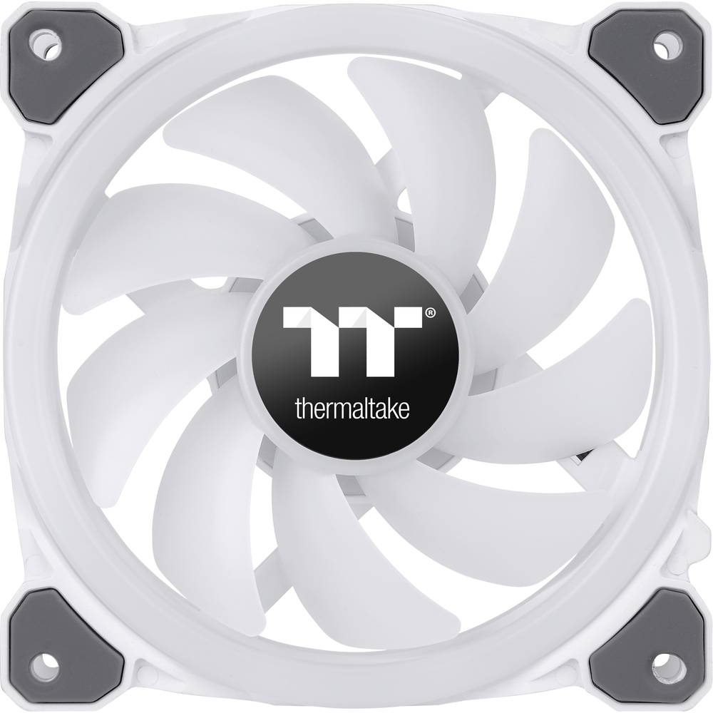 Thermaltake Riing Trio 12 RGB Radiator Fan White TT Premium Edition PC větrák s krytem bílá (š x v x h) 120 x 25 x 120 m