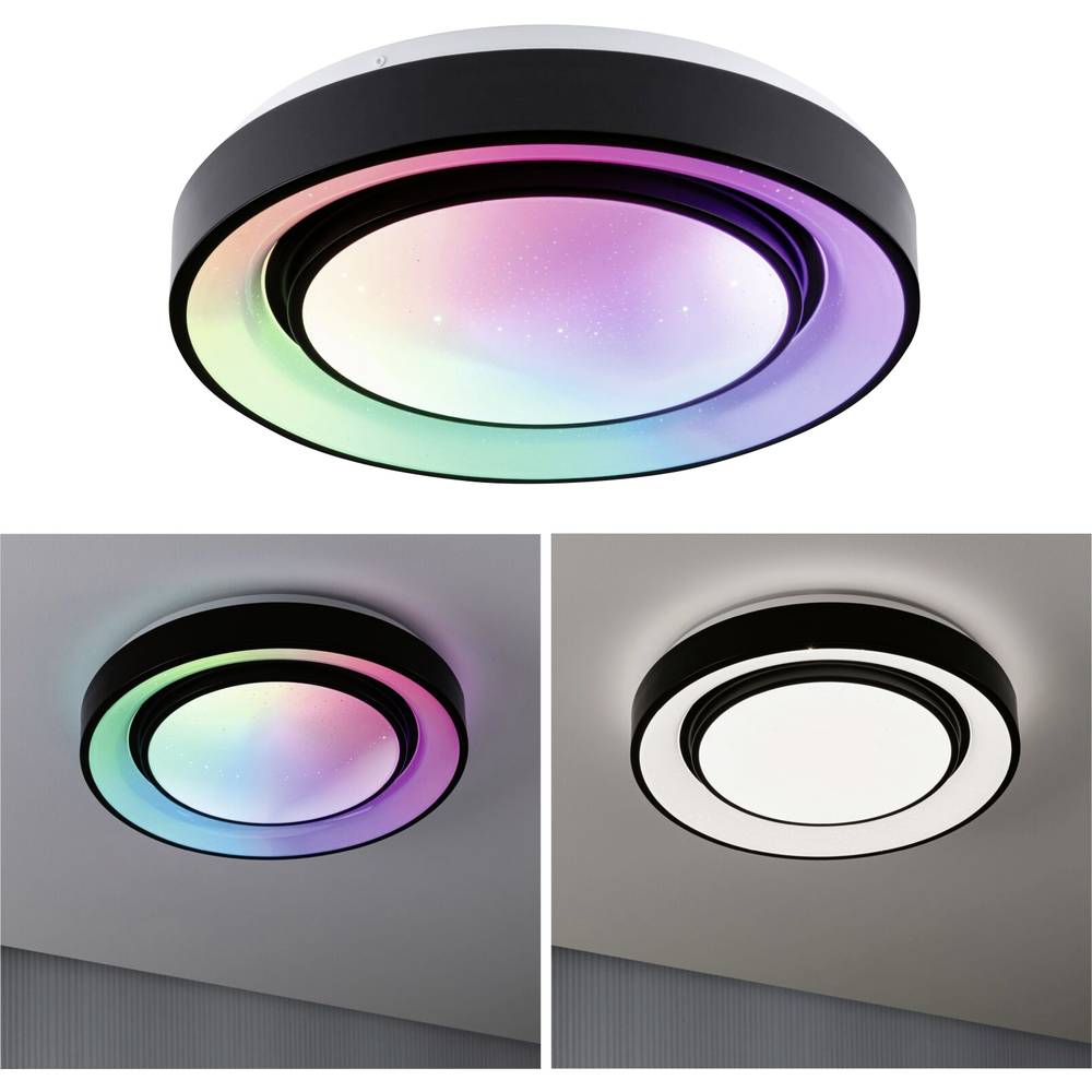 Paulmann 70544 Rainbow LED stropní svítidlo LED LED 11.00 W černá, bílá