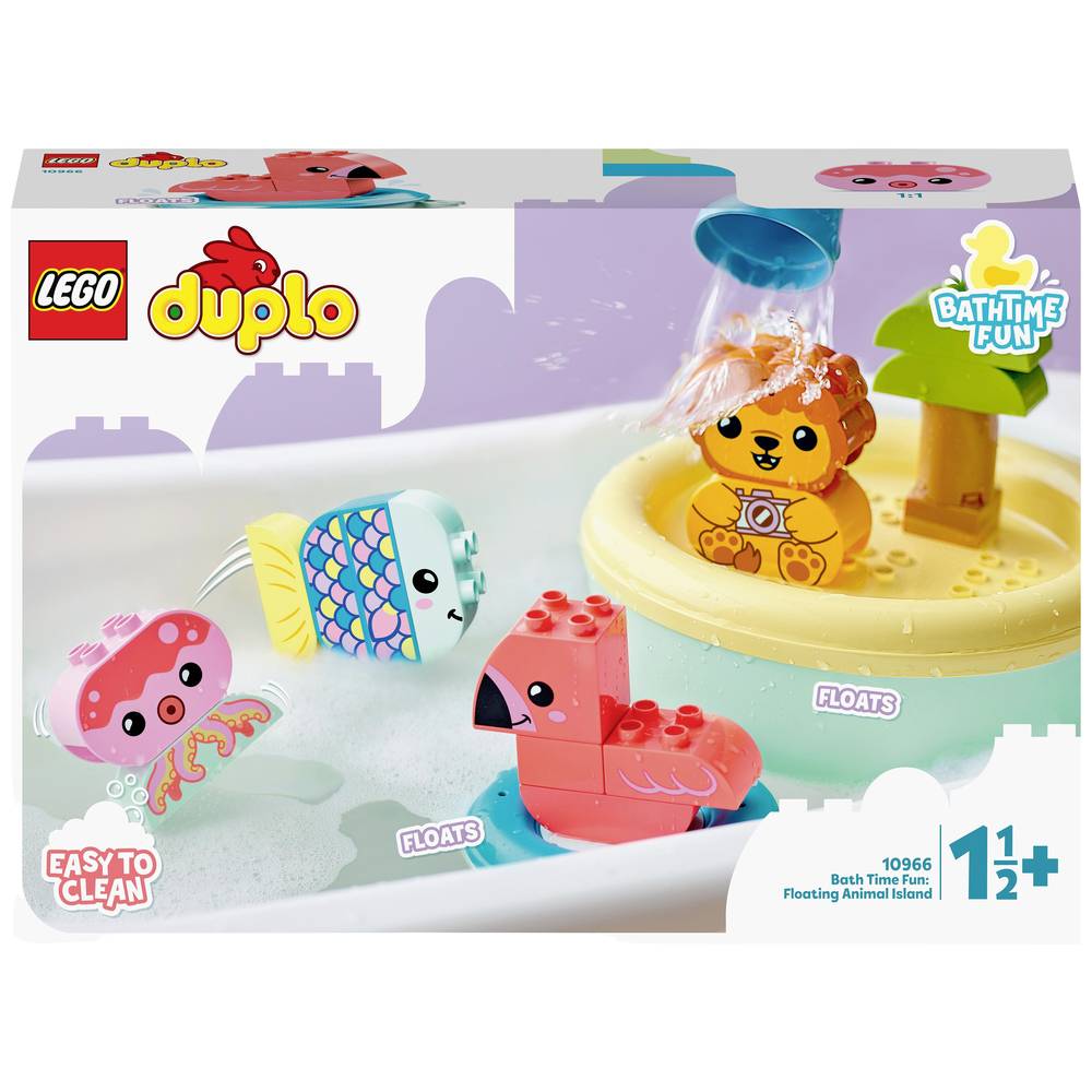 10966 LEGO® DUPLO® Zábava při vaně: Plovoucí ostrůvek s zvířaty