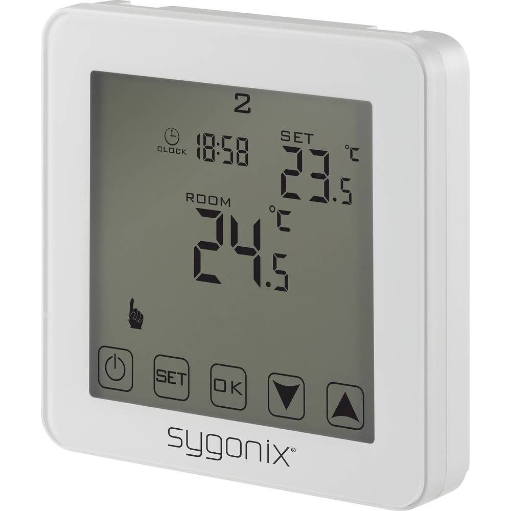 Sygonix SY-4961570 Touch 2 pokojový termostat pod omítku týdenní program 1 ks