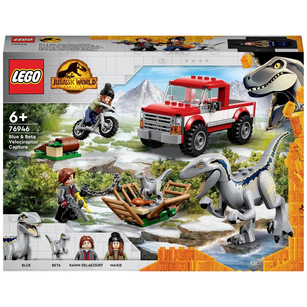 76946 LEGO® JURASSIC WORLD™ Past Blue & Beta Velociraptor