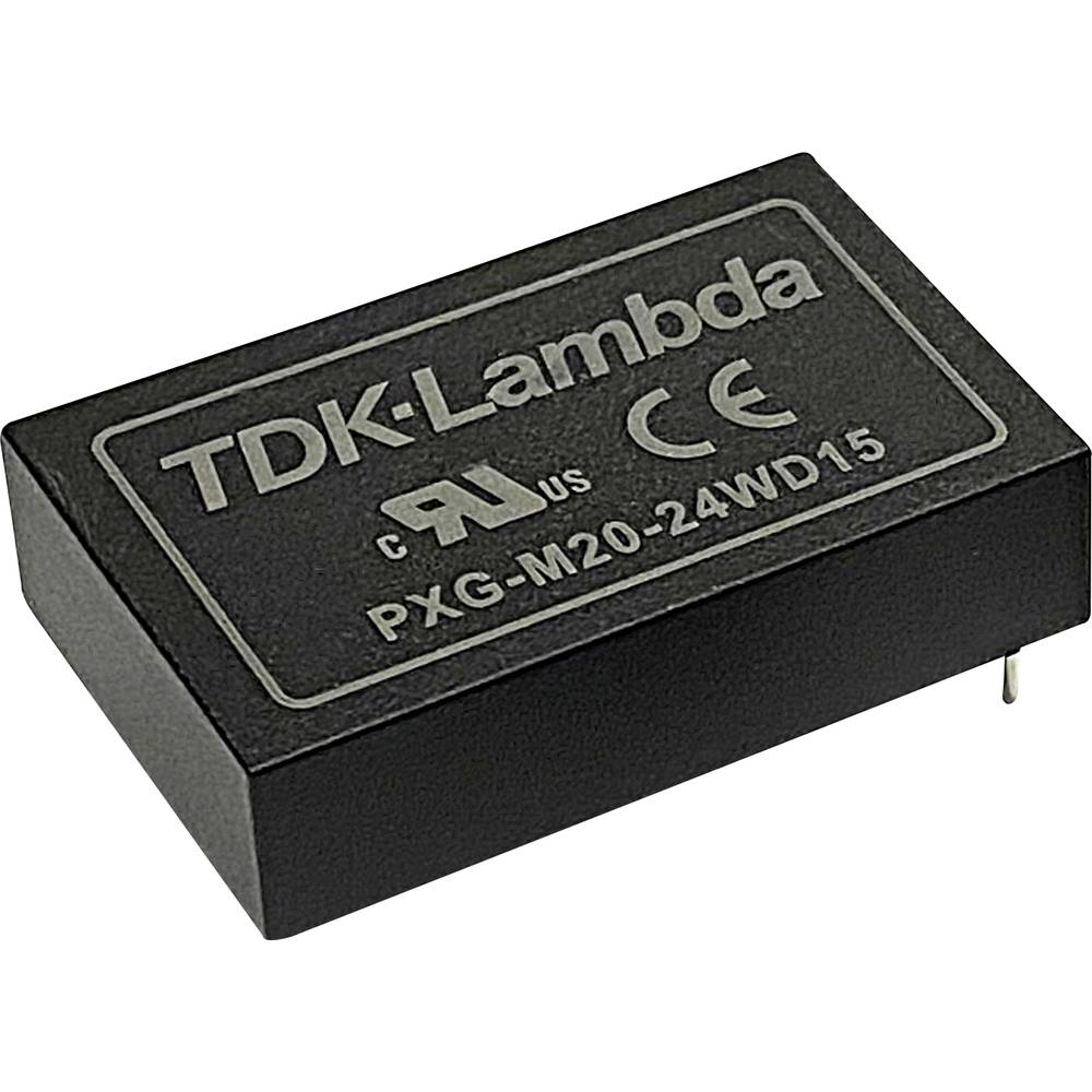 TDK PXG-M20-48WD15 DC/DC měnič napětí 5 V/DC 12 V/DC, -12 V/DC 0.625 A 20 W Počet výstupů: 2 x Obsahuje 1 ks