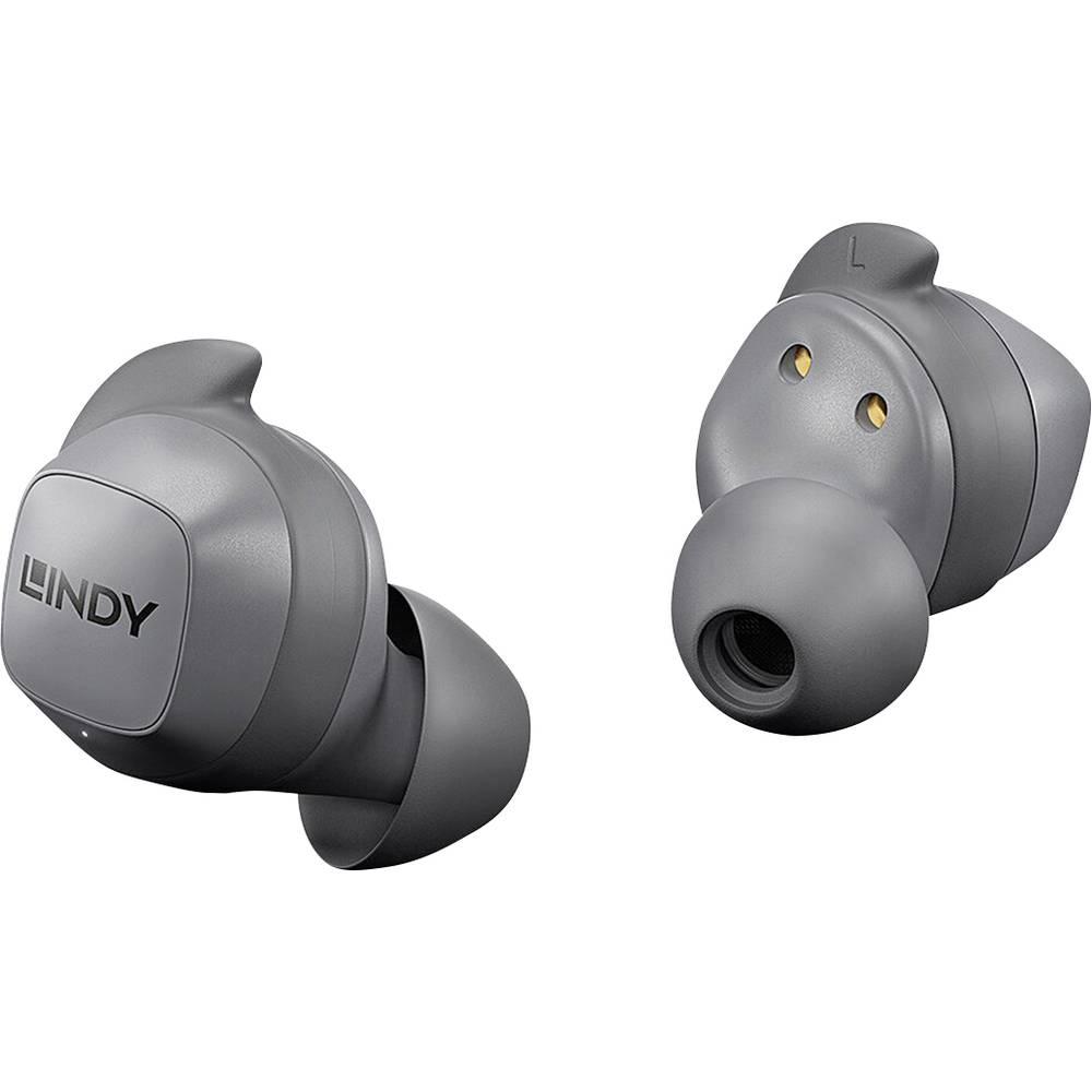 LINDY Lindy špuntová sluchátka Bluetooth® šedá regulace hlasitosti