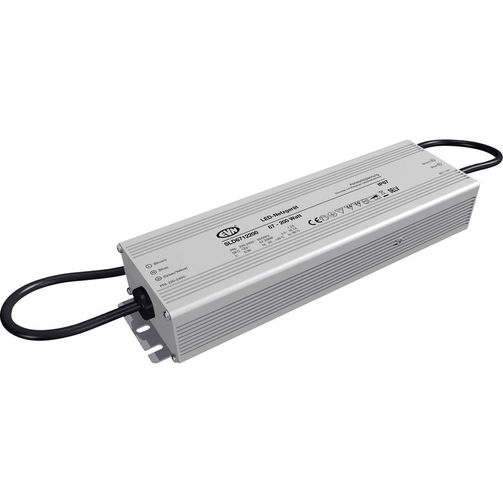 EVN SLD6712200 napájecí zdroj pro LED konstantní napětí 12 V/DC stmívatelný 1 ks