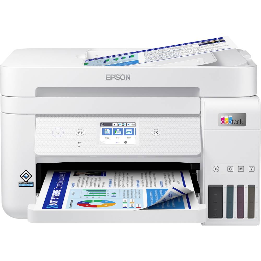 Epson EcoTank ET-4856 multifunkční tiskárna A4 tiskárna, skener, kopírka, fax ADF, duplexní, LAN, Tintentank systém, USB