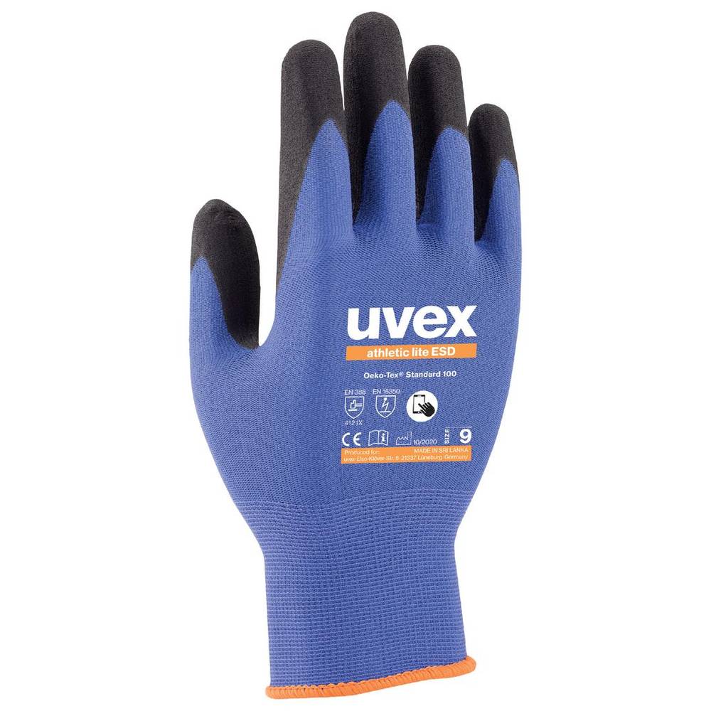 uvex athletic lite ESD 6003509 montážní rukavice Velikost rukavic: 9 1 pár