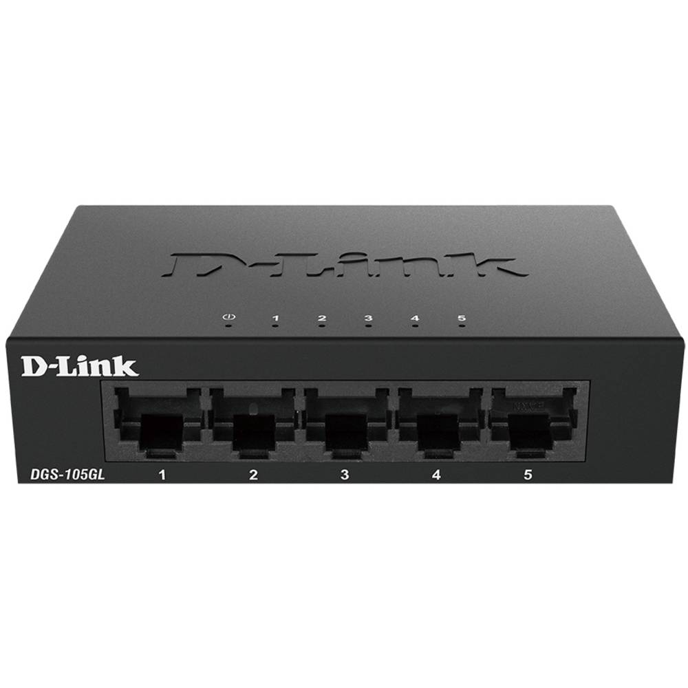 D-Link DGS-105GL/E síťový switch, 5 portů, 1 GBit/s