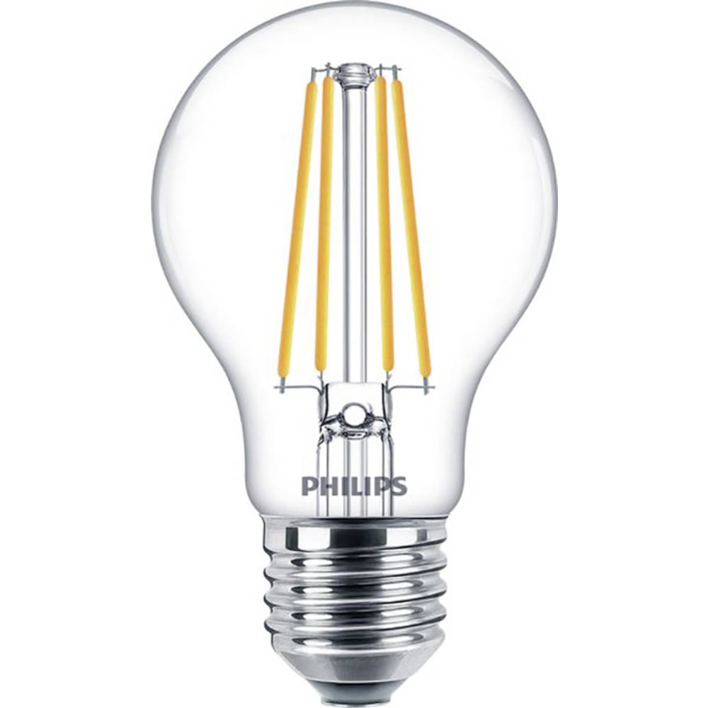 Philips Lighting 34712000 LED Energetická třída (EEK2021) E (A - G) E27 klasická žárovka 8.5 W = 75 W teplá bílá (Ø x d)