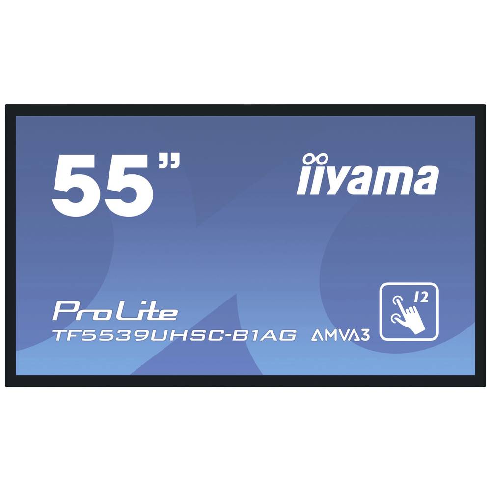 Iiyama ProLite TF5539UHSC-B1AG velkoformátový displej Energetická třída (EEK2021): G (A - G) 139.7 cm (55 palec) 3840 x