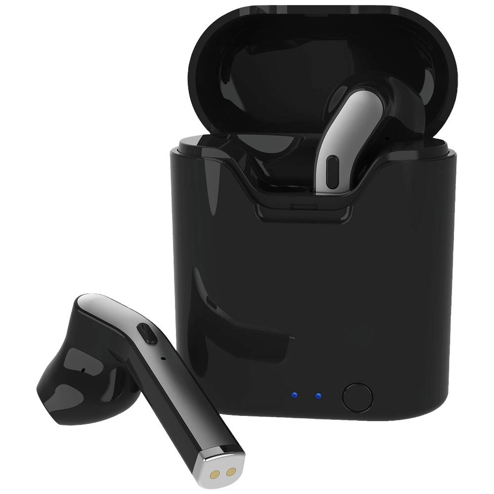 Monacor TWS-DIMA/SW špuntová sluchátka Bluetooth® černá
