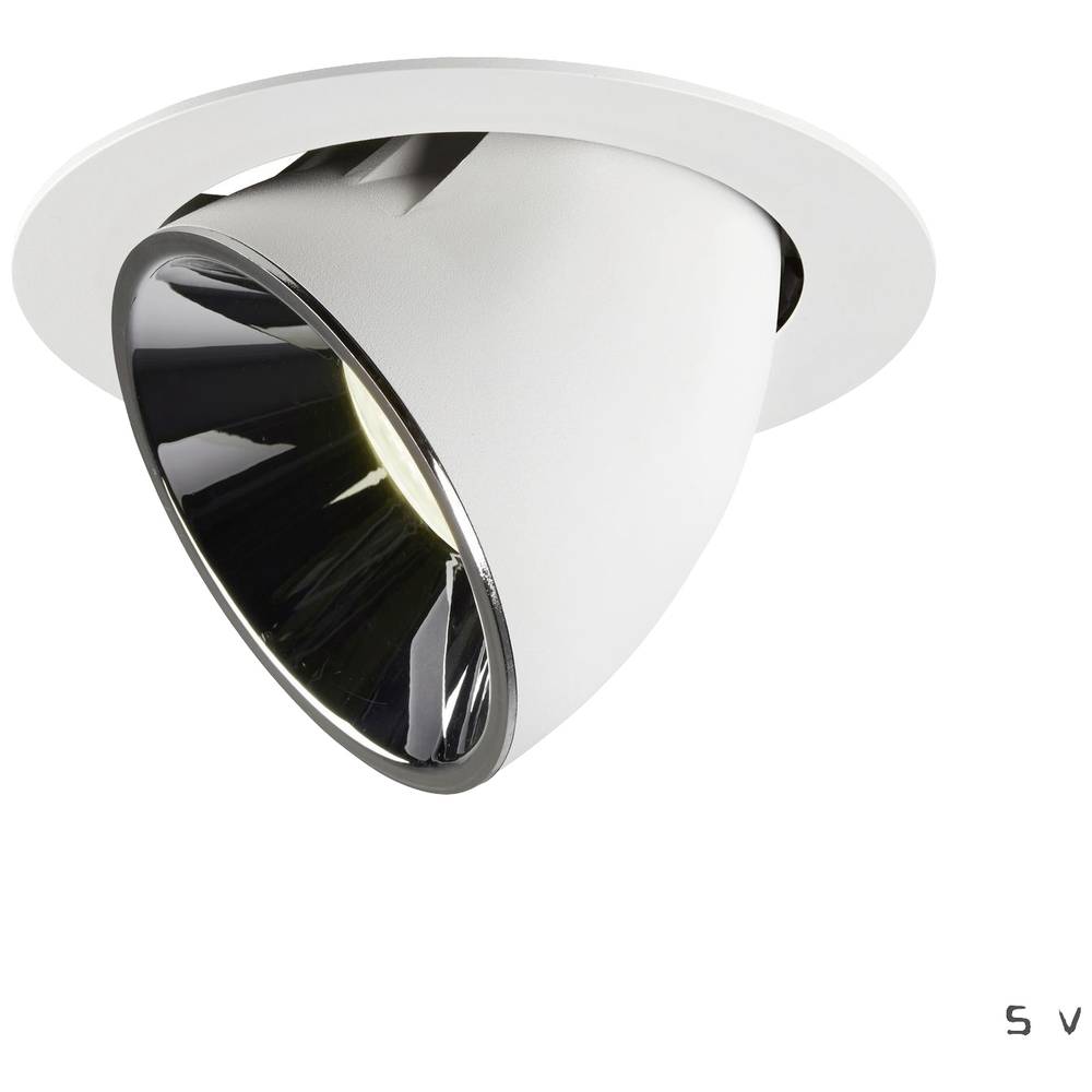 SLV 1006079 NUMINOS GIMBLE XL LED vestavné svítidlo, pevně vestavěné LED, bílá