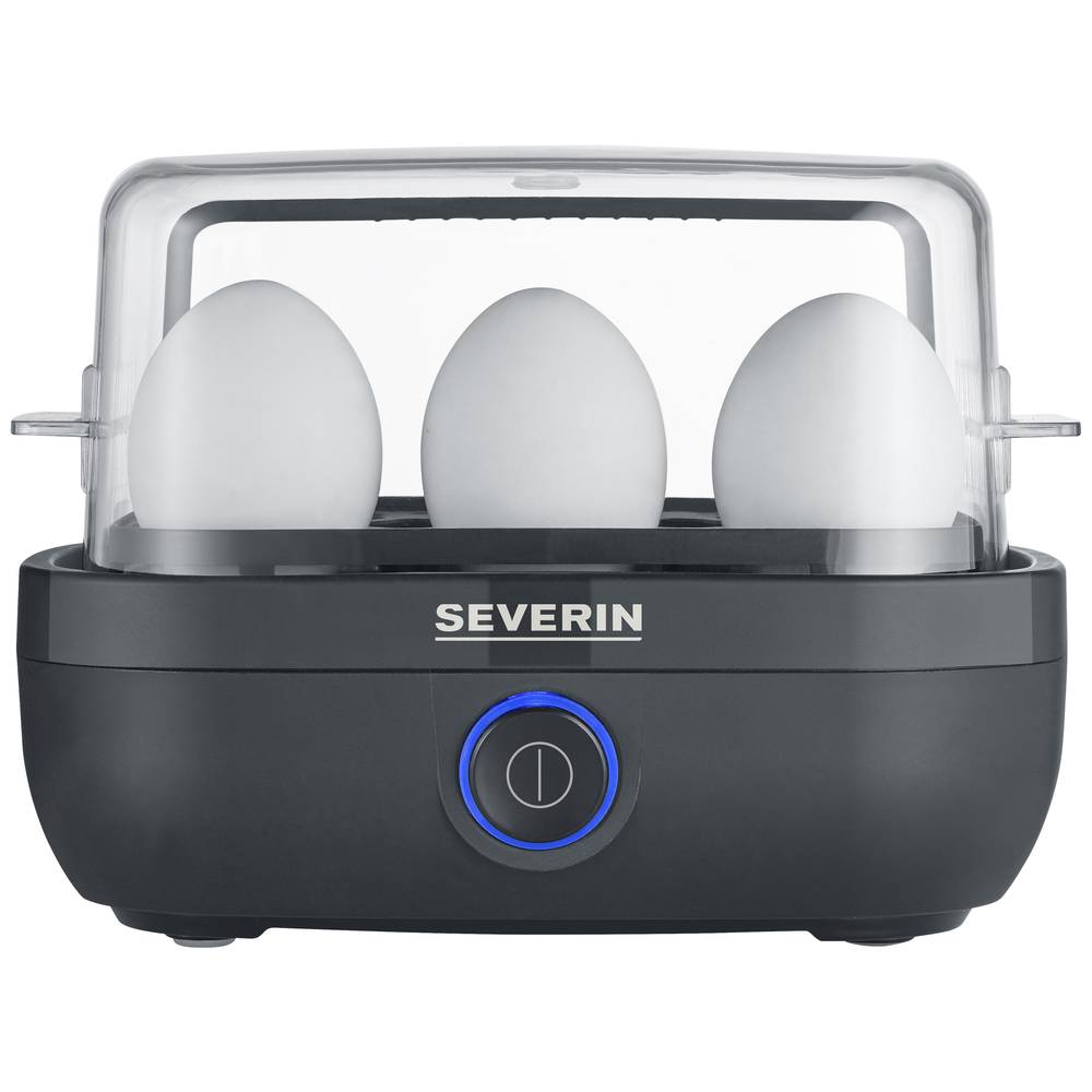 Severin EK 3165 vařič vajec bez BPA, s odměrkou, s propichovátkem vajec černá