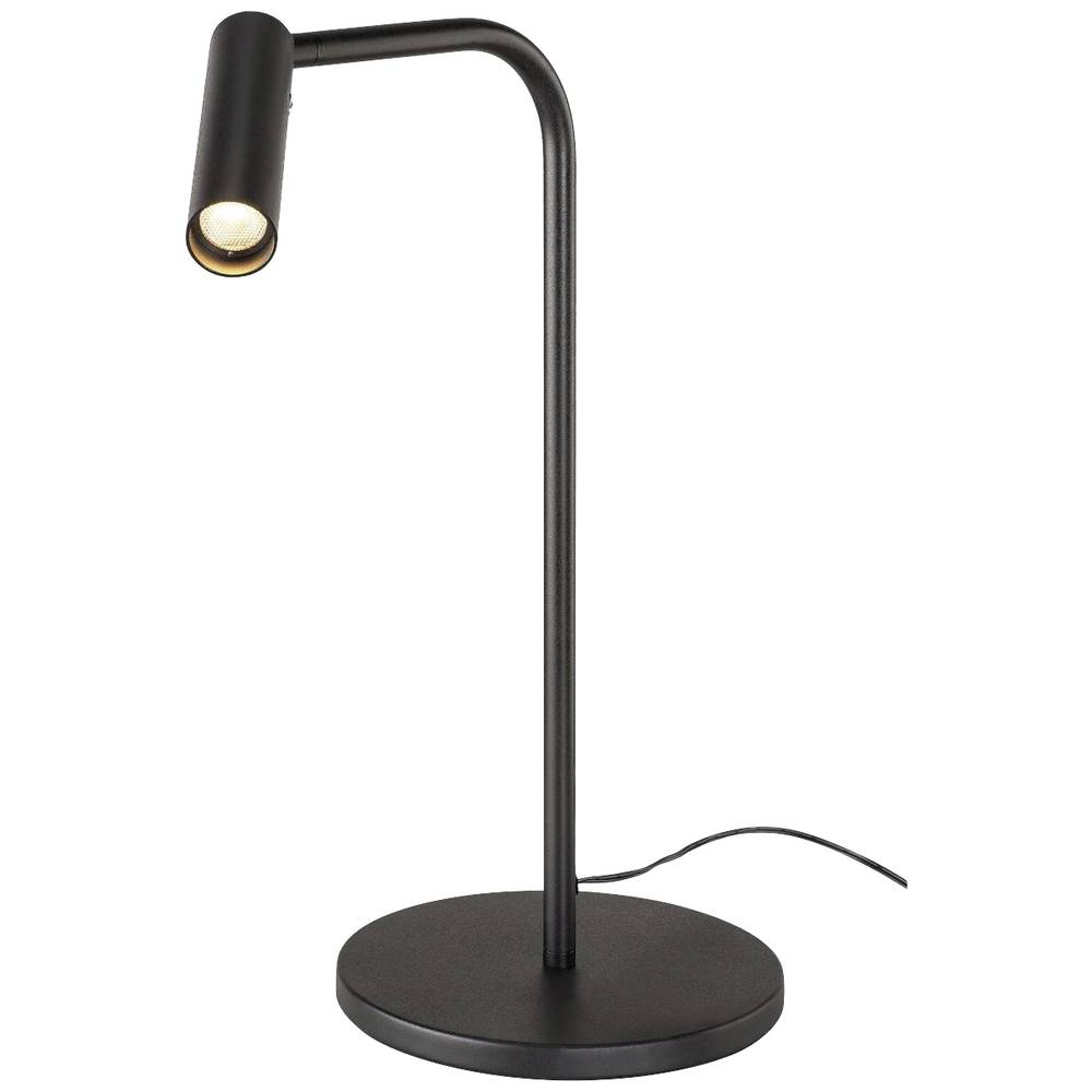 SLV KARPO 1001461 LED stolní lampa LED pevně vestavěné LED 6.5 W černá