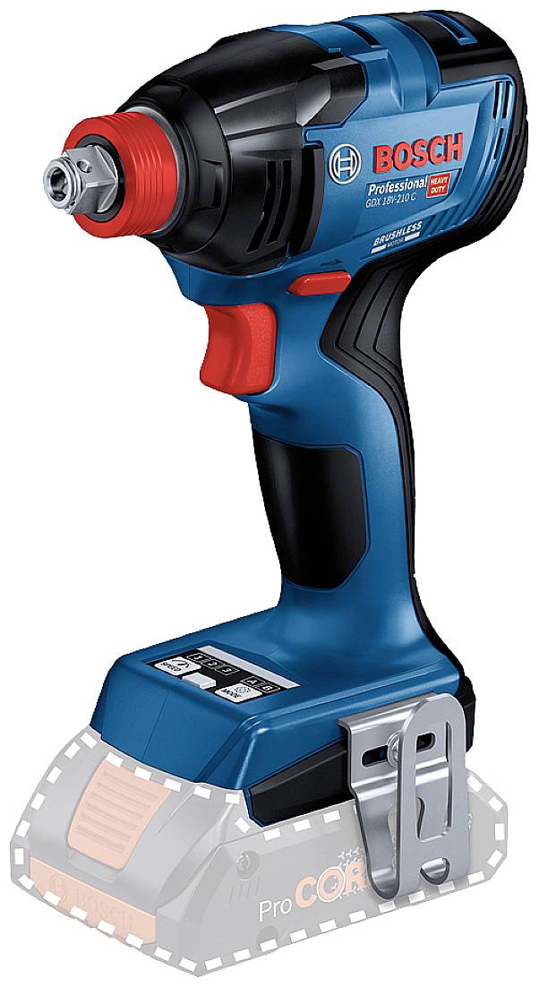 Bosch Professional GDX 18V-210 C aku rázový utahovák, 18 V Li-Ion bez akumulátoru, bez nabíječky, 06019J0200